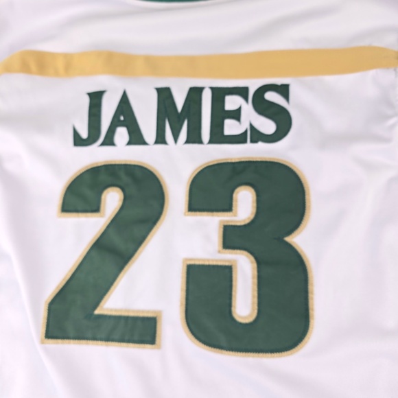 ☘️ LeBron James SVSM Irish HS Legends Jersey - Size 56 - St. Patrick’s Day ☘️ - Picture 5 of 10